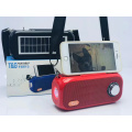 TG613 Support USB TF CARD FM RADIO Stereo Wireless Mini Speaker With Led Light With Solar